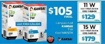 Diarco Kansai Lámpara Led 7w oferta