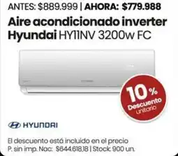 Changomas Hyundai aire acondicionado inverter oferta
