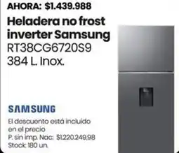 Changomas Samsung heladera no frost inverter oferta