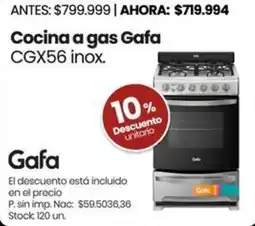 Changomas Gafa cocina a gas oferta