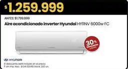 Changomas Hyundai aire acondicionado inverter oferta