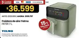 Changomas Yelmo freidora de aire 7 L oferta