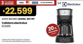 Electrolux cafetera