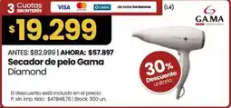 Changomas Gama secadora de pelo diamond oferta