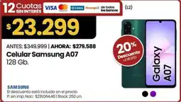 Changomas Samsung A07 128 GB oferta