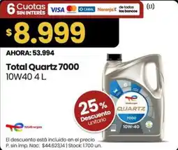 Changomas Total Quartz 7000 4L oferta