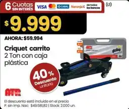 Changomas Criquet carrito oferta