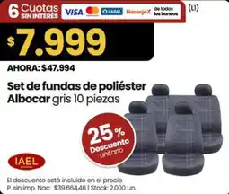 Changomas Albocar set de fundas de poliéster oferta
