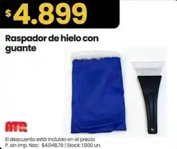 Changomas Raspador de hielo con guante oferta