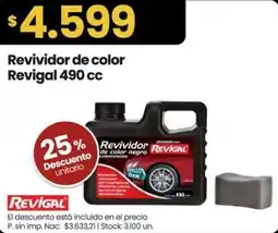 Changomas Revigal revividor de color negro oferta