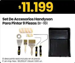Changomas Set de accesorios handyson para pintar oferta