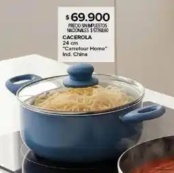 Carrefour Carrefour Home cacerola 24 cm oferta