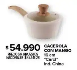 Carrefour Carol cacerola con mango oferta