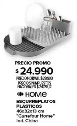 Carrefour Carrefour Home escurreplatos plasticos oferta