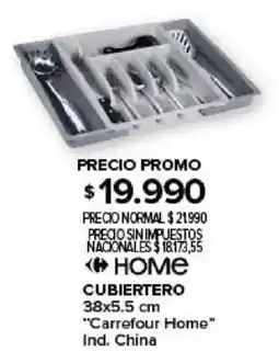 Carrefour Carrefour Home cubiertero oferta