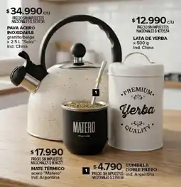 Carrefour Suka pava acero inoxidable granito/beige oferta