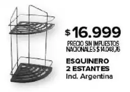 Carrefour Esquinero 2 estantes oferta