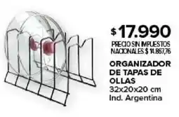 Carrefour Organizador de tapas de ollas oferta