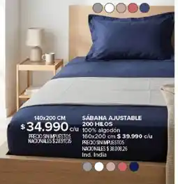Carrefour Sábana ajustable 200 hilos oferta