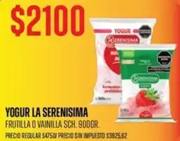 Supermercados Vea La serenisima yogur frutilla o vainilla sch. oferta