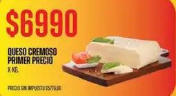 Supermercados Vea Queso cremoso primer precio oferta