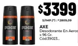 Diarco Axe desodorante en aeros oferta