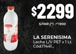 Diarco La serenisima leche l/v pet oferta