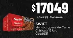 Diarco Swift hamburguesa de carne clásica oferta