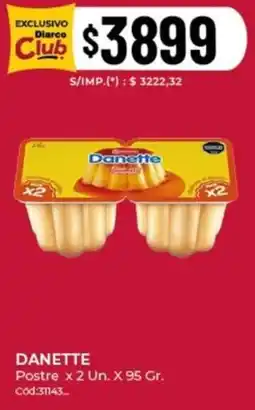 Diarco Danette postre oferta