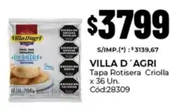 Diarco Villa d'agri tapa rotisera criolla oferta