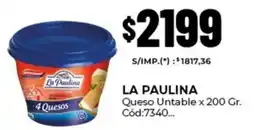 Diarco La paulina queso untable oferta