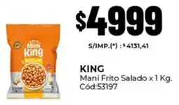 Diarco King maní frito salado oferta