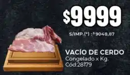 Diarco Vacío de cerdo congelado oferta