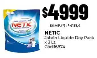 Diarco Netic jabón líquido doy pack oferta