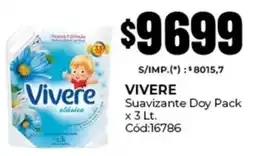 Diarco Vivere suavizante doy pack oferta