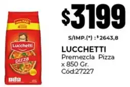 Diarco Lucchetti premezcla pizza oferta