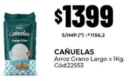 Diarco Cañuelas arroz grano largo oferta