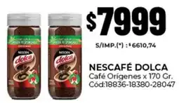 Diarco Nescafé dolca café orígenes oferta