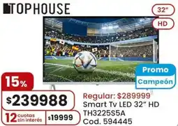 Coto Tophouse smart tv led 32" oferta