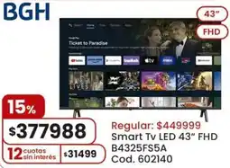 Coto Bgh smart tv led 43" oferta