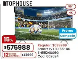Coto Tophouse smart tv led 55" oferta
