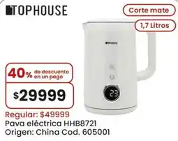 Coto Tophouse pava eléctrica HHB8721 oferta