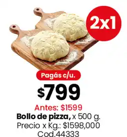 Coto Bollo de pizza oferta