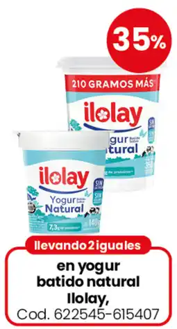 Coto Ilolay en yogur batido natural oferta