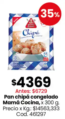 Coto Mamá cocina pan chipá congelado oferta