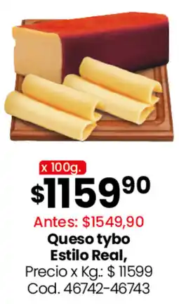 Coto Estilo real queso tybo oferta