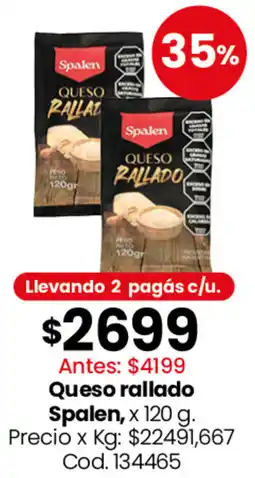 Coto Spalen queso rallado oferta