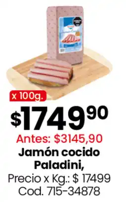 Coto Paladini jamón cocido oferta