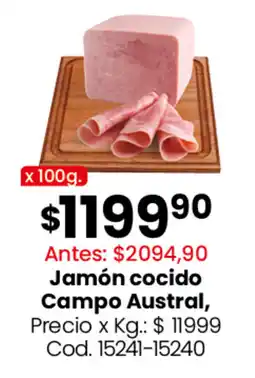 Coto Campo austral jamón cocido oferta