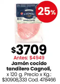 Coto Cagnoli jamón cocido tandilero oferta